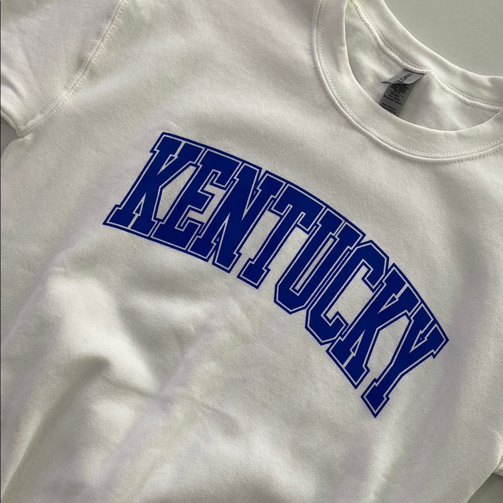 White University of Kentucky Women’s Sweatshirt. NWOT - Picture 3 of 5